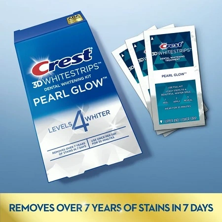 Crest 3D White Strips Pearl Glow