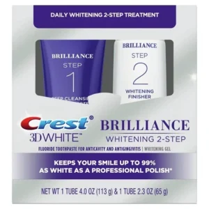 Crest 3D White Brilliance Daily Whitening 2 Step Toothpaste